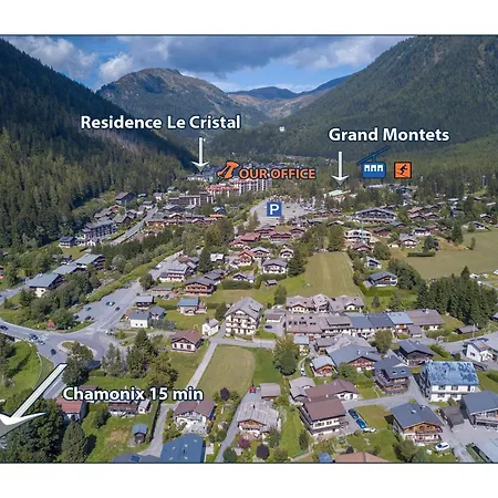 Appartamento Le Cristal Nb15 Mont-blanc View, Pool, Parking & Wifi - Happy Chamonix
